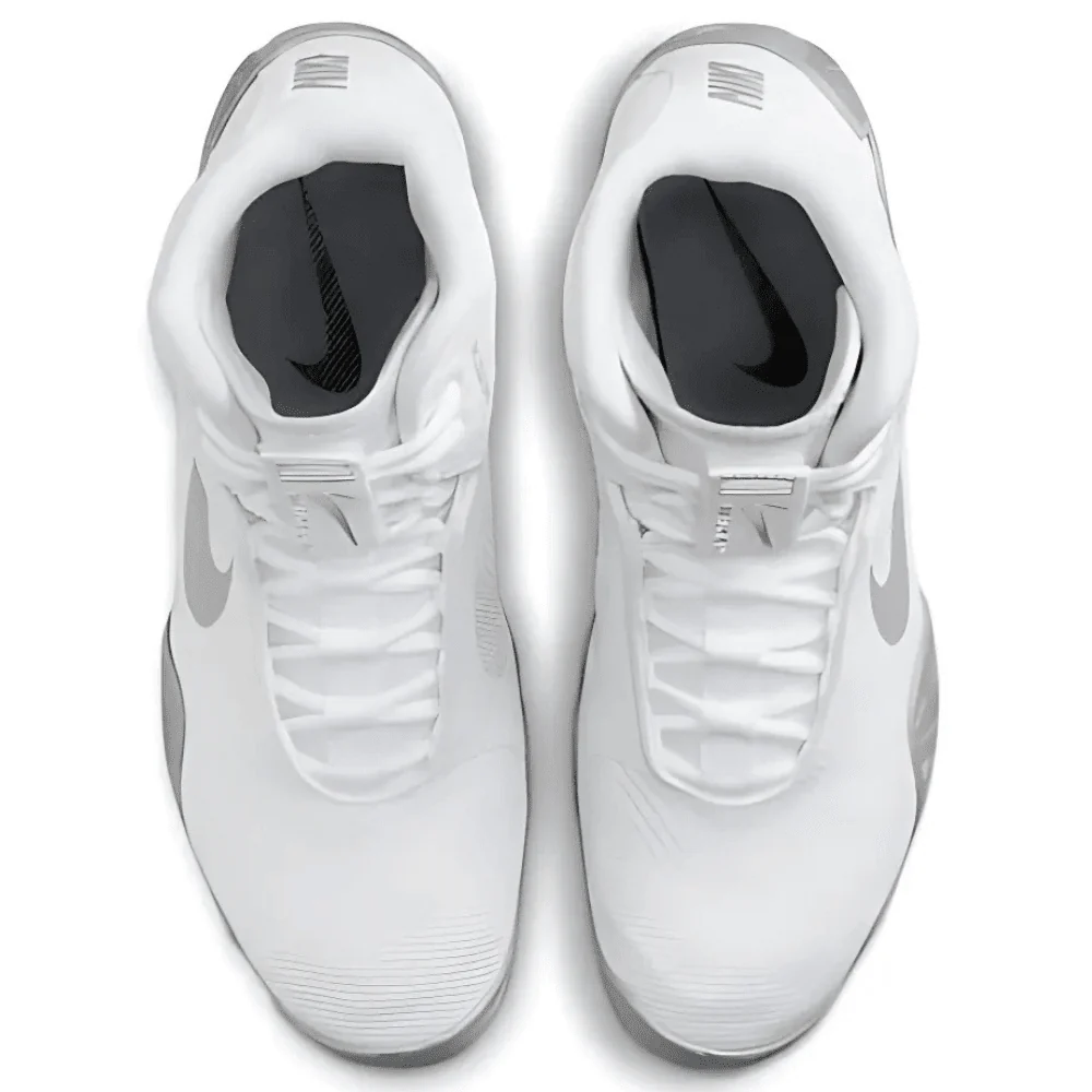 Nike Tawa Wrestling Boots White/Silver - Image 7