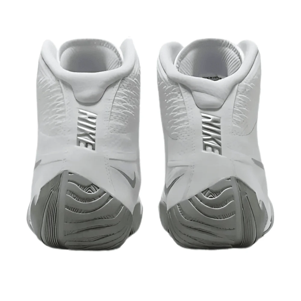 Nike Tawa Wrestling Boots White/Silver - Image 8