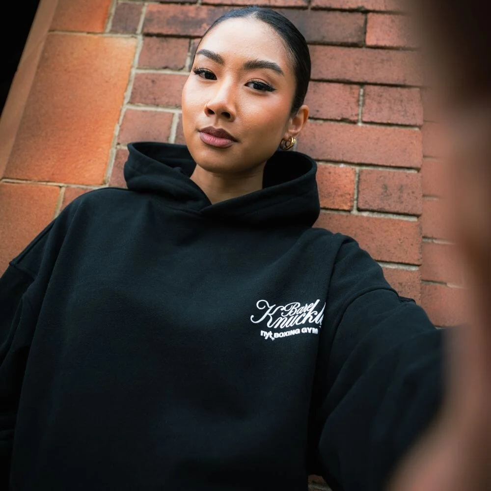 NYT Bareknuckle Premium Hoodie Black - Image 3