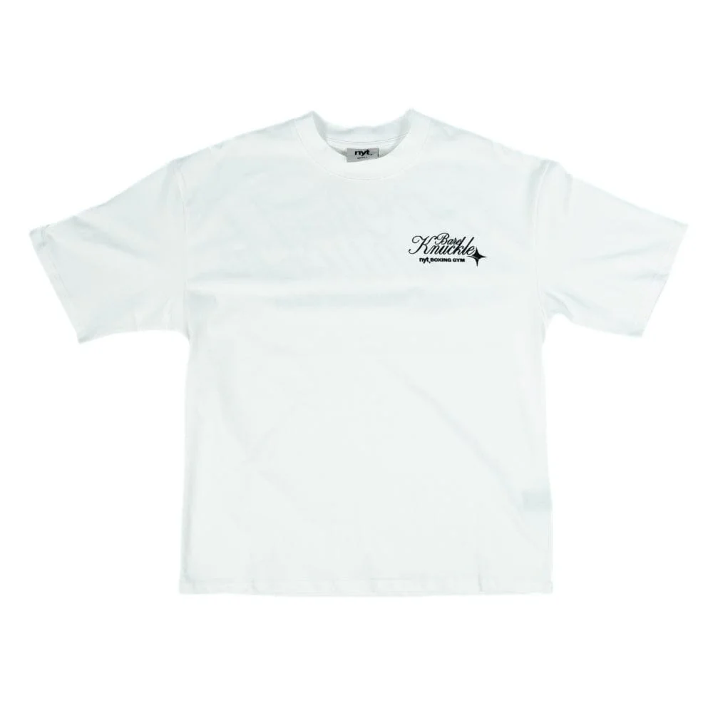 NYT Bareknuckle Premium Tee White