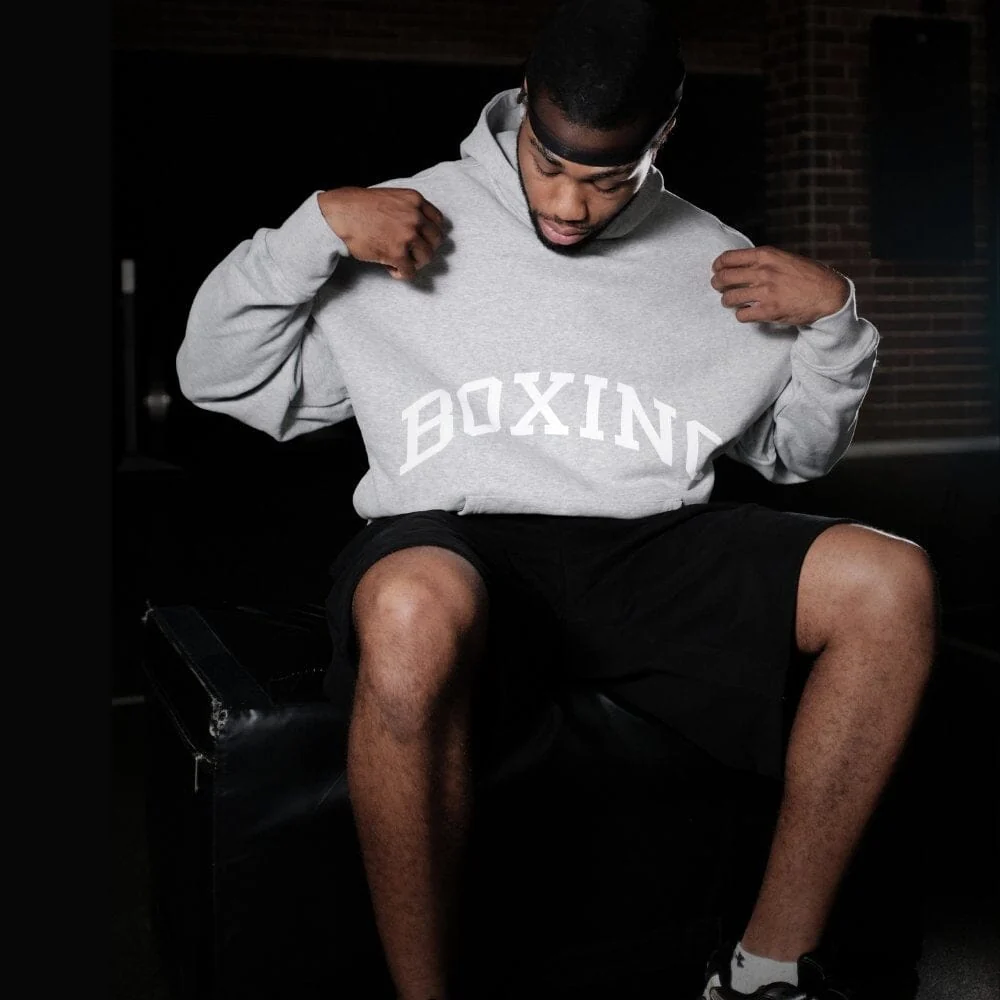 NYT Boxing Premium Hoodie Grey - Image 2