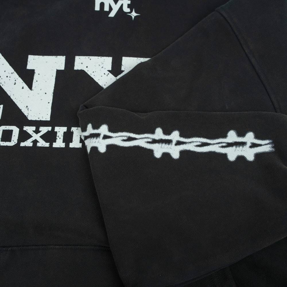 NYT Boxing Vintage Hoodie Black - Image 3