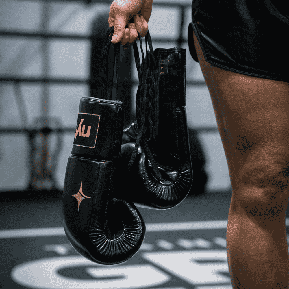 NYT Lace Up Muay Thai Boxing Gloves - Image 4