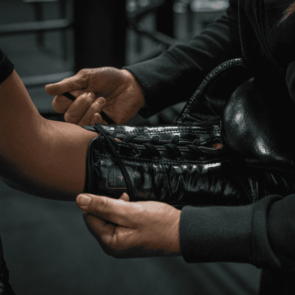 NYT Lace Up Muay Thai Boxing Gloves - Image 5