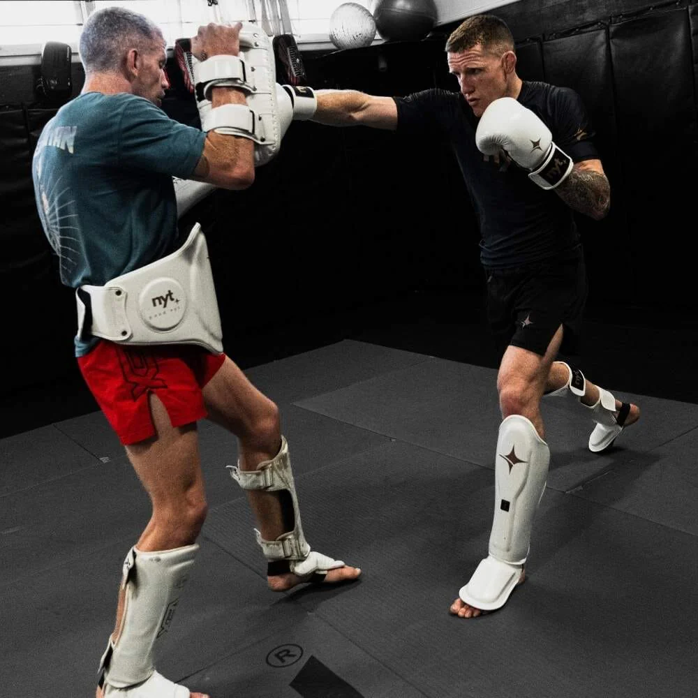 NYT Muay Thai Belly Pad White - Image 5