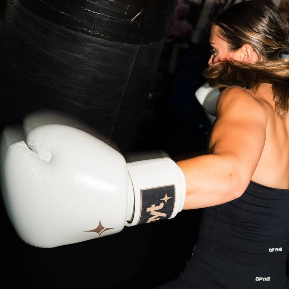 NYT Muay Thai Boxing Gloves White - Image 6