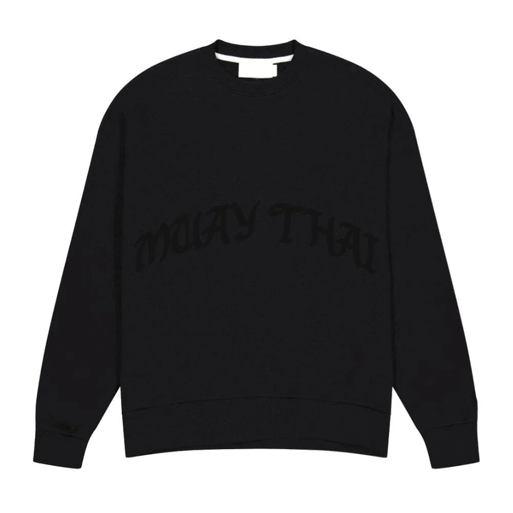 NYT Muay Thai Premium Crew Neck Black - Image 3