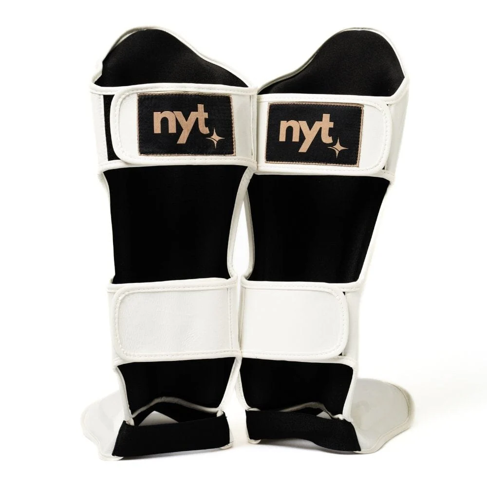NYT Muay Thai Shin Guards White - Image 3