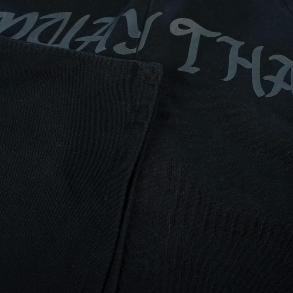 NYT Muay Thai Sweat Shorts Black - Image 2