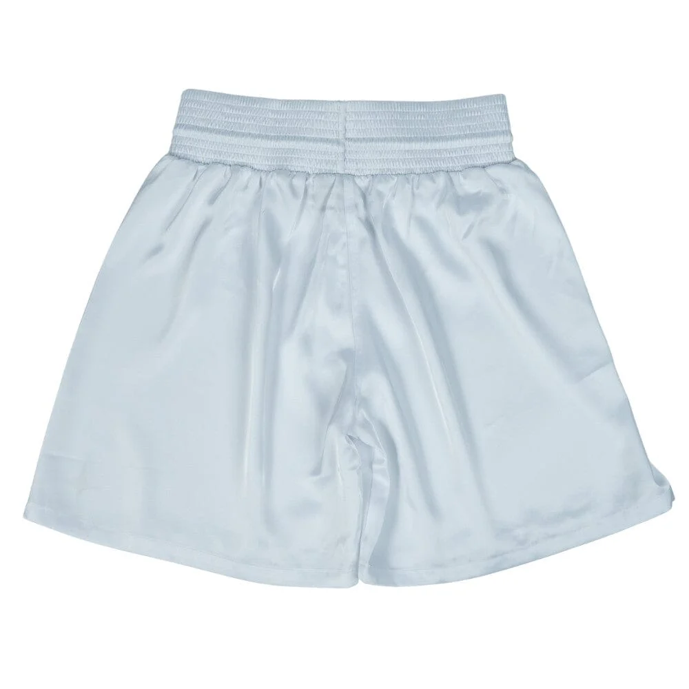 NYT Satin Boxing Shorts White/Sand - Image 3