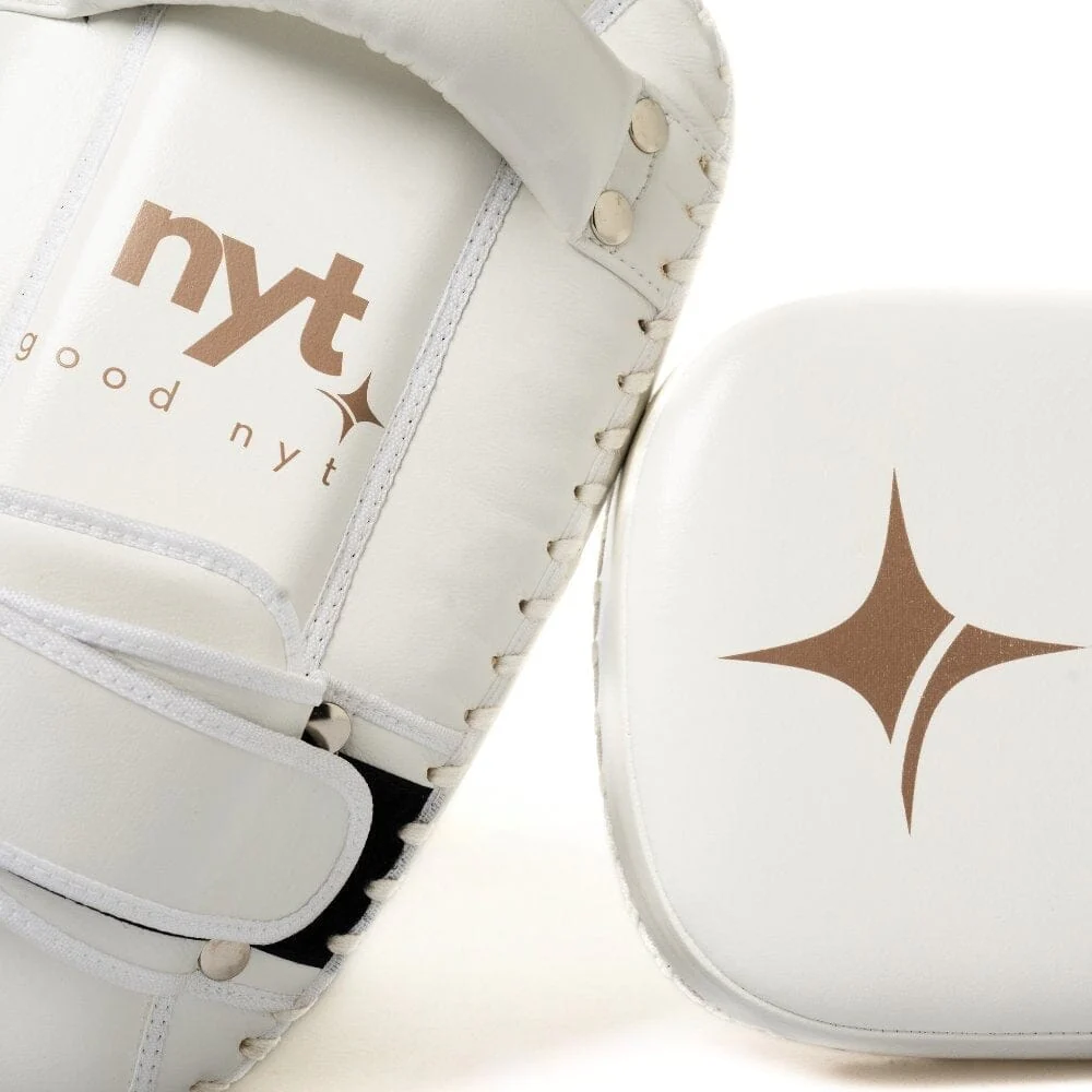 NYT Small Muay Thai Pads White - Image 2