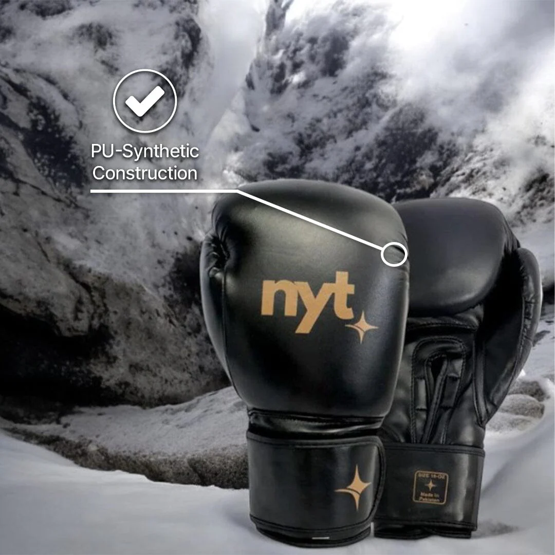 NYT Staple Series Boxing Gloves Black/Sand - Image 5