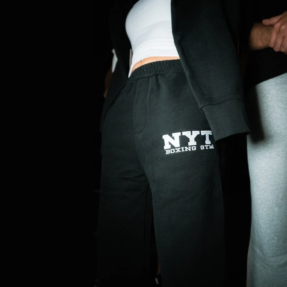 NYT Wide Leg Sweat Pants Black - Image 2
