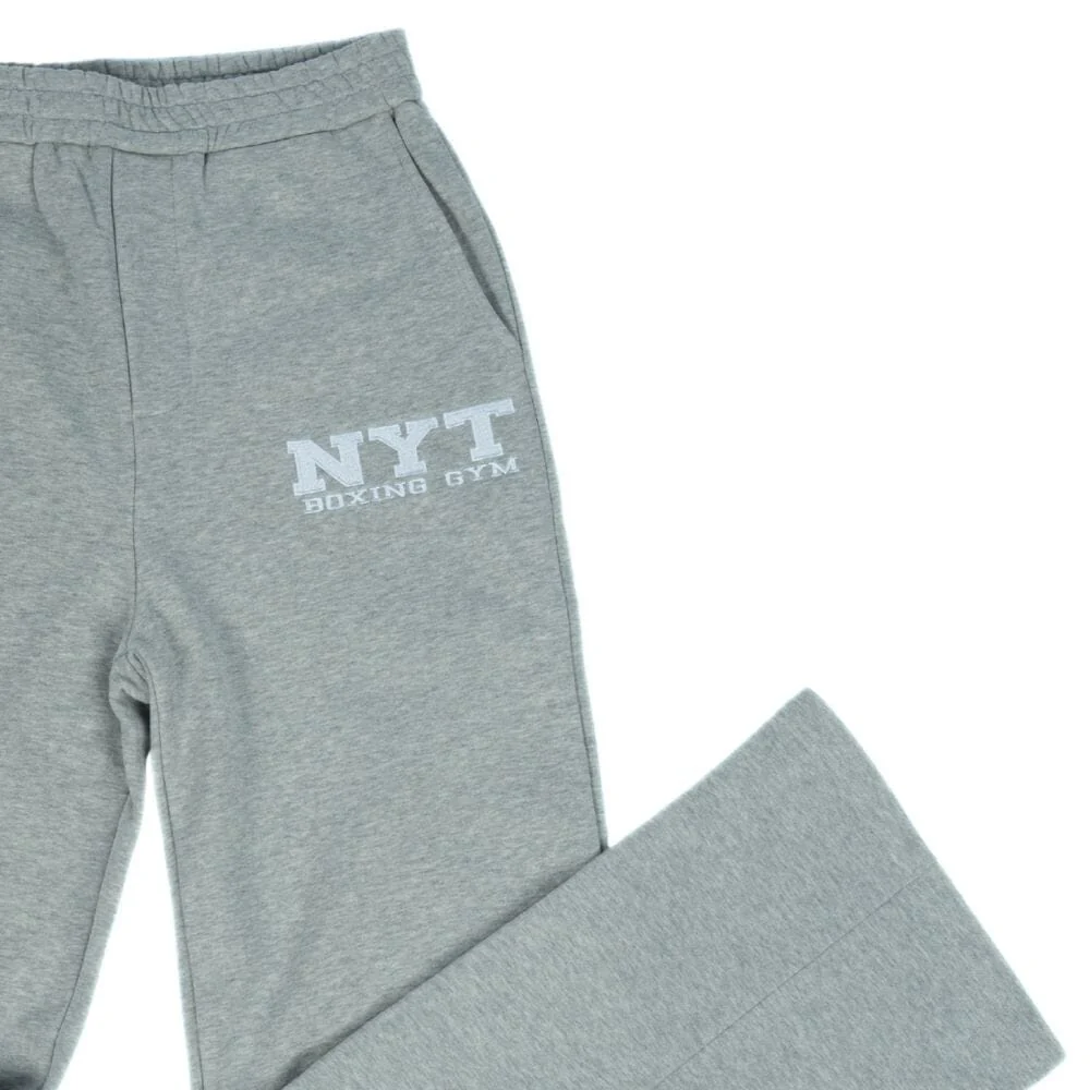 NYT Wide Leg Sweat Pants Grey - Image 3