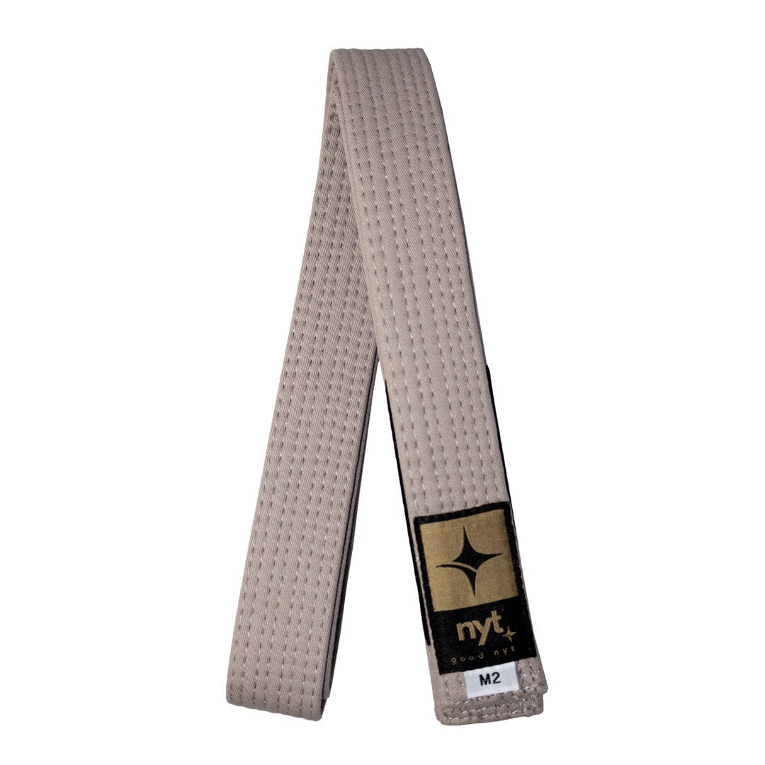 NYT Youth BJJ Gi Belt Solid Colour Grey - Image 2
