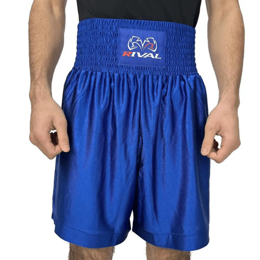 Rival Dazzle Pro Boxing Trunks Blue