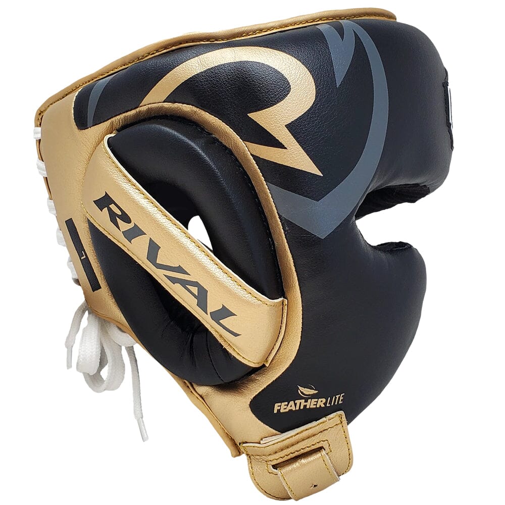 Rival RHG100 Professional Headgear Black/Gold - Image 2