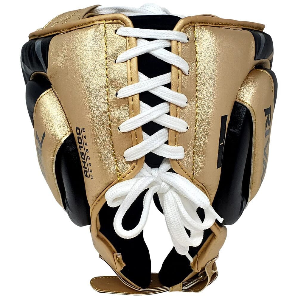 Rival RHG100 Professional Headgear Black/Gold - Image 3