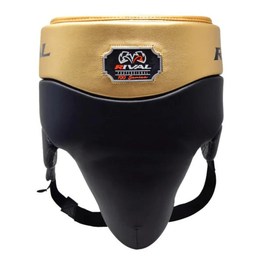 Rival RNFL100 Professional Groin Protector with Laces Black/Gold