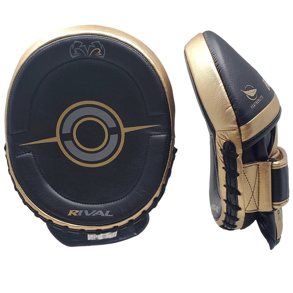 Rival RPM100 Professional Punch Mitts Black/Gold - Image 2