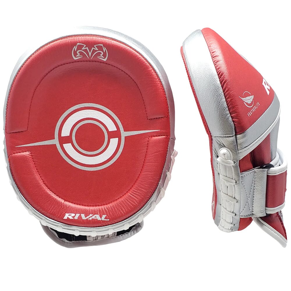 Rival RPM100 Professional Punch Mitts Red/Silver - Image 2