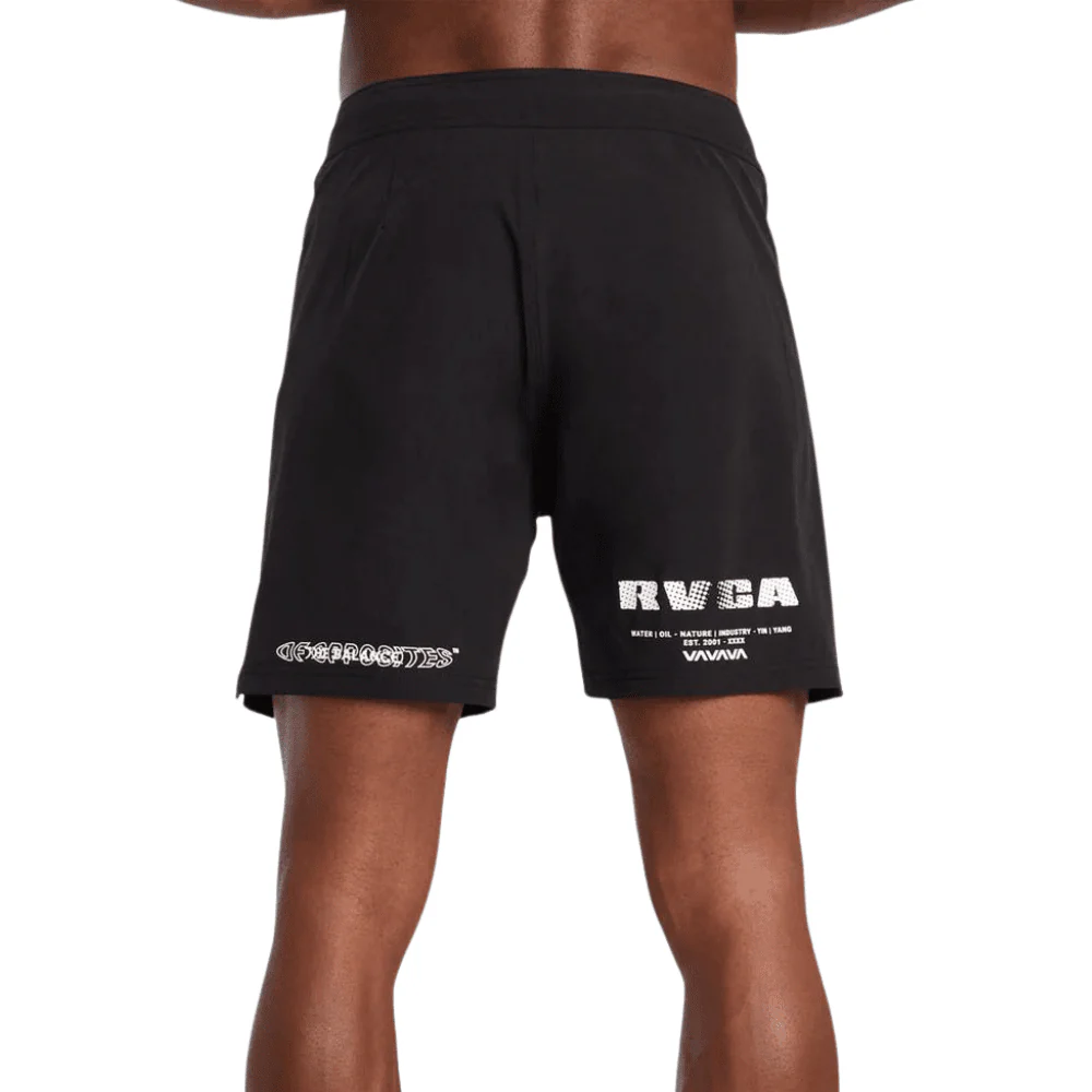RVCA Fight Scrapper 17IN Shorts Black All Brand 2 - Image 3