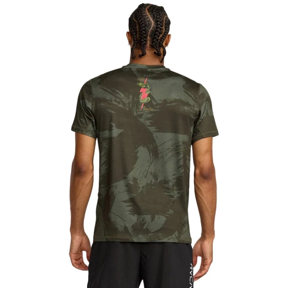 RVCA Hawaii Sport Vent T-Shirt Island Camo - Image 3