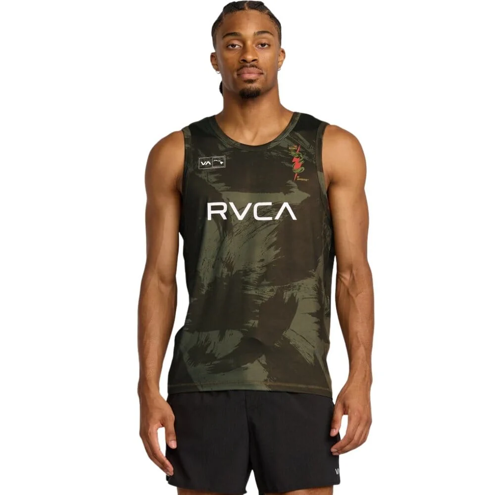RVCA Hawaii Sport Vent Tank Top Island Camo