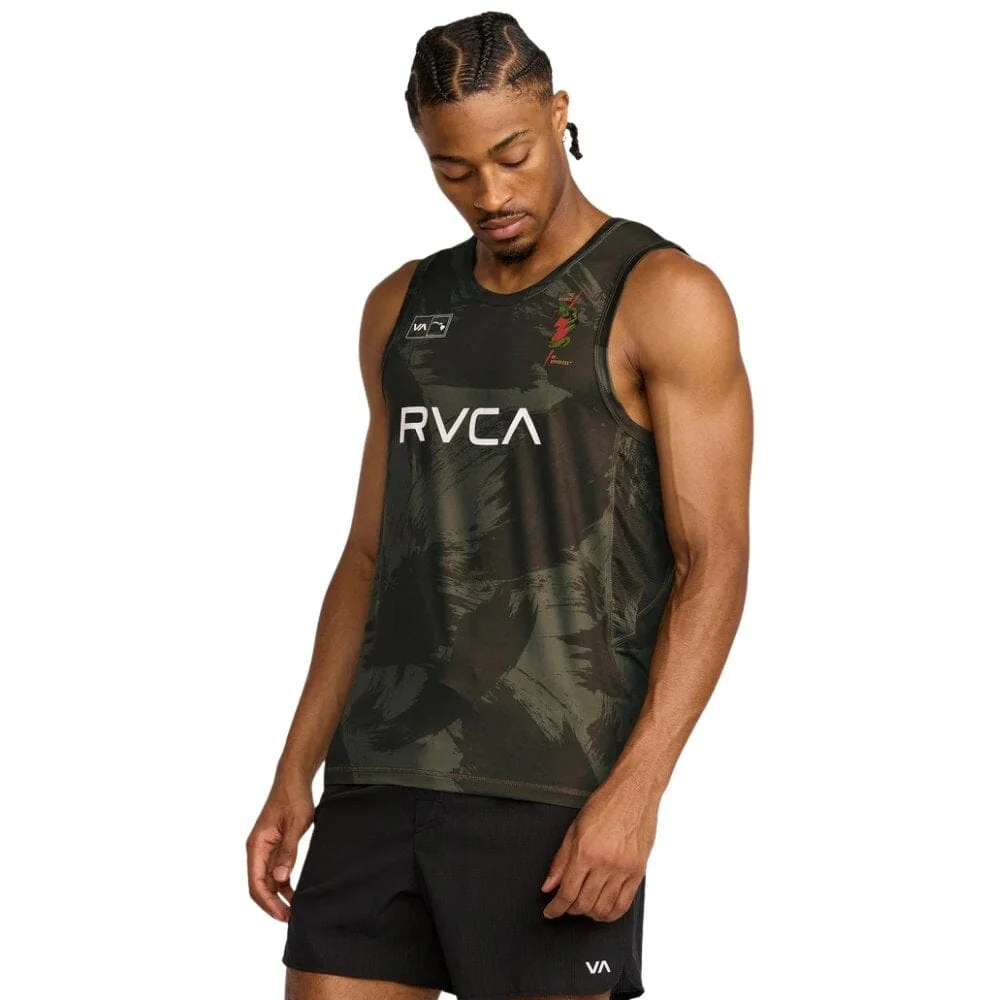 RVCA Hawaii Sport Vent Tank Top Island Camo - Image 4