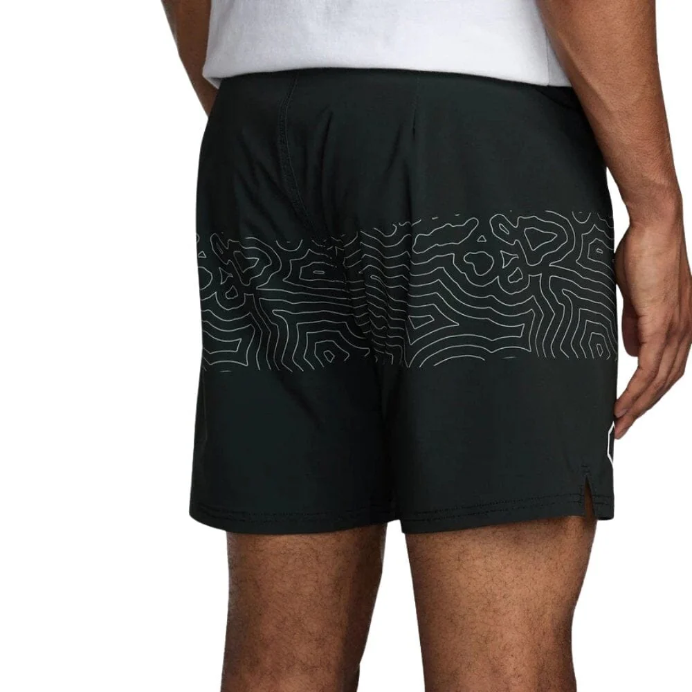RVCA Mens Hawaii Fight Technical Shorts Black - Image 2