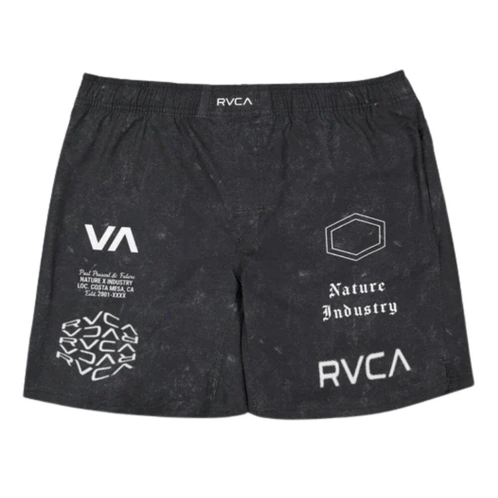 RVCA Scrapper II Walkshorts Washed Black
