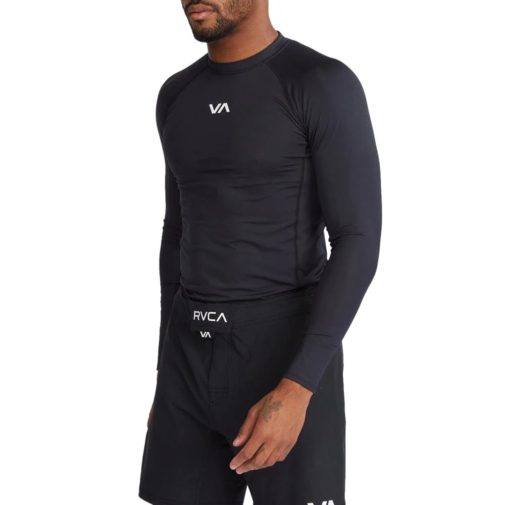 RVCA Sport Long Sleeve Rashguard Black - Image 2