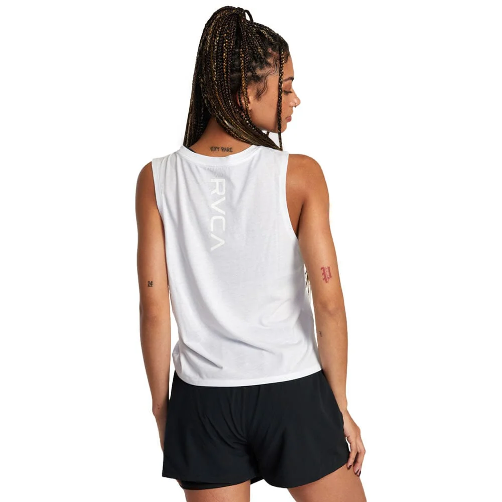 RVCA Women's VA 2 Sports Tank Top White - Image 2