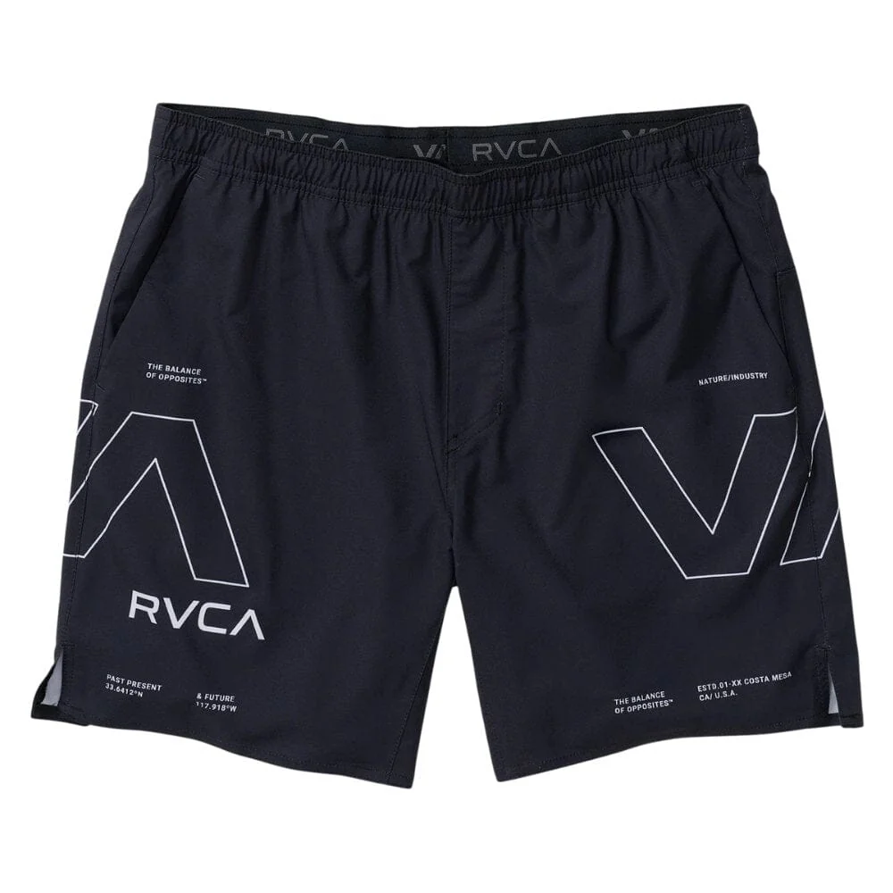 RVCA Yogger 2 in 1 Short 17-Inch Short Black - Image 3