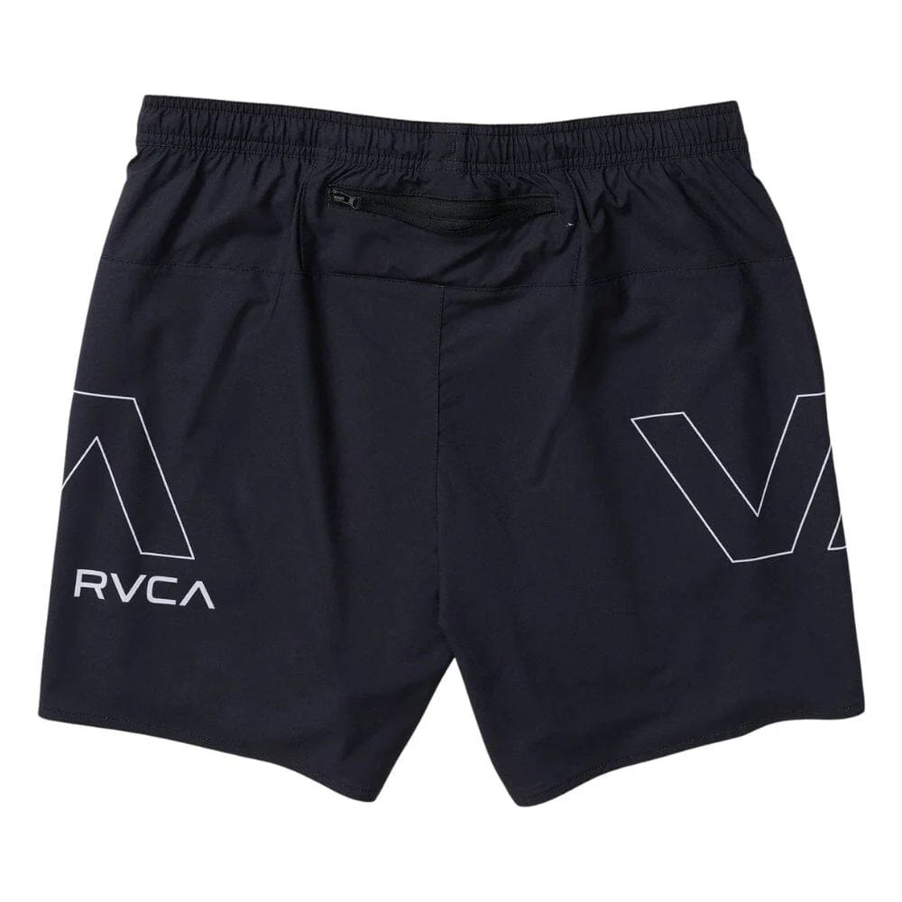 RVCA Yogger 2 in 1 Short 17-Inch Short Black - Image 5