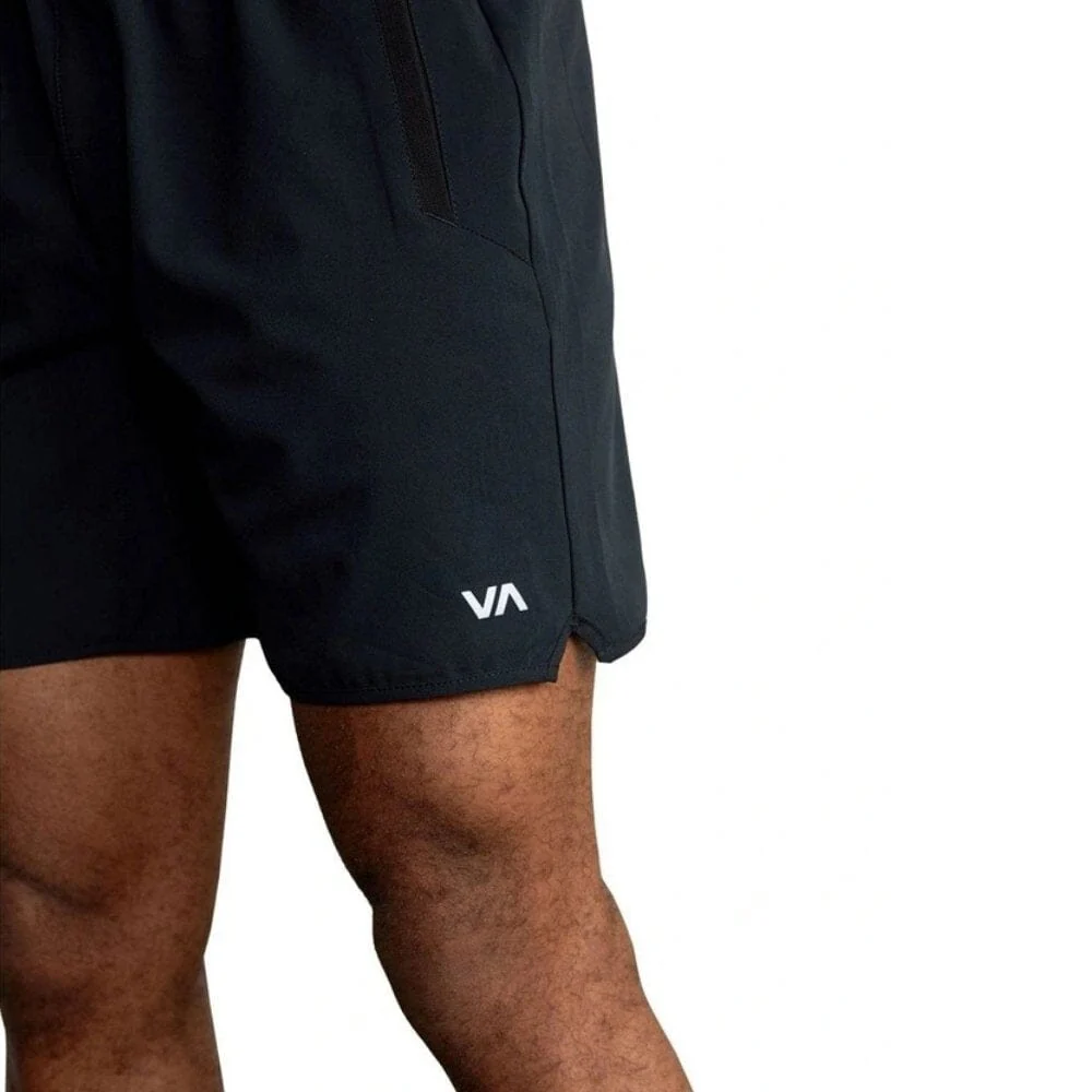RVCA Yogger Stretch 17-Inch Short Black - Image 2