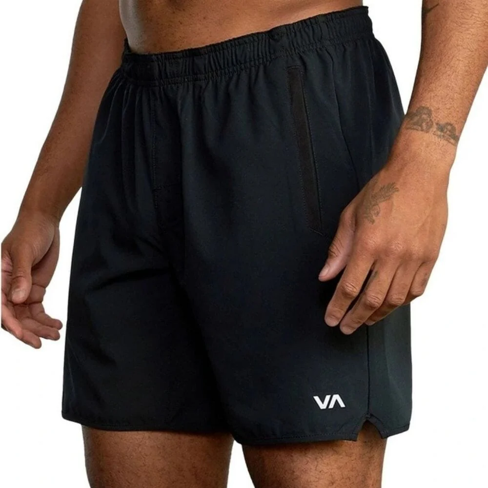 RVCA Yogger Stretch 17-Inch Short Black - Image 4
