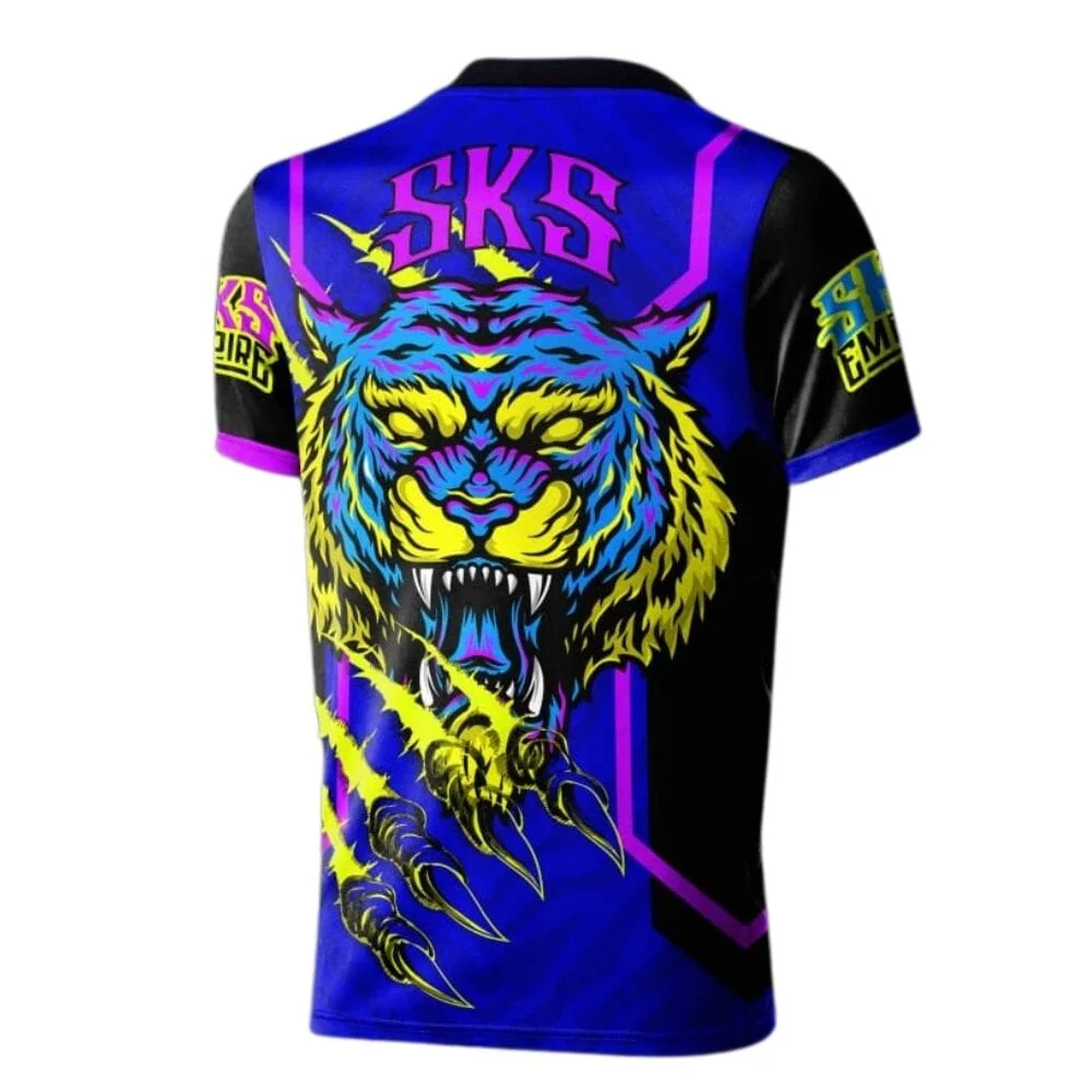 SKS Tiger Blue T-Shirt - Image 2