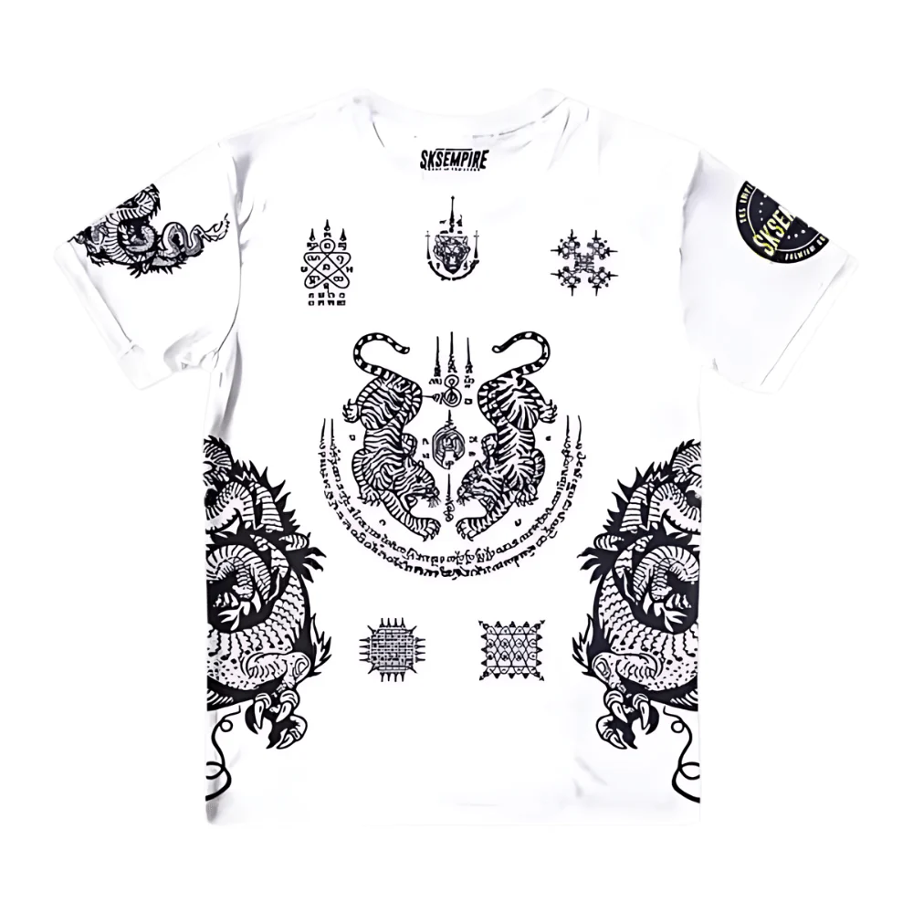 SKS White Sakyant T-Shirt - Image 2