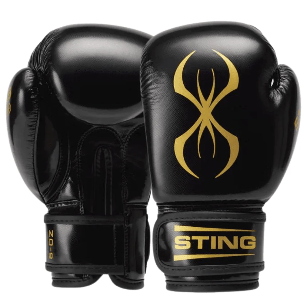 Sting Arma Junior Boxing Gloves Black/Gold