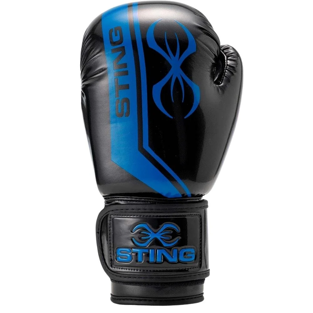 Sting Armalite Boxing Gloves Black/Blue - Image 2