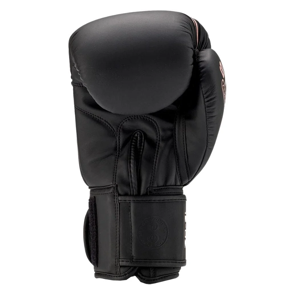 Sting Aurora Womens Boxing Gloves Black/Peach - Image 3