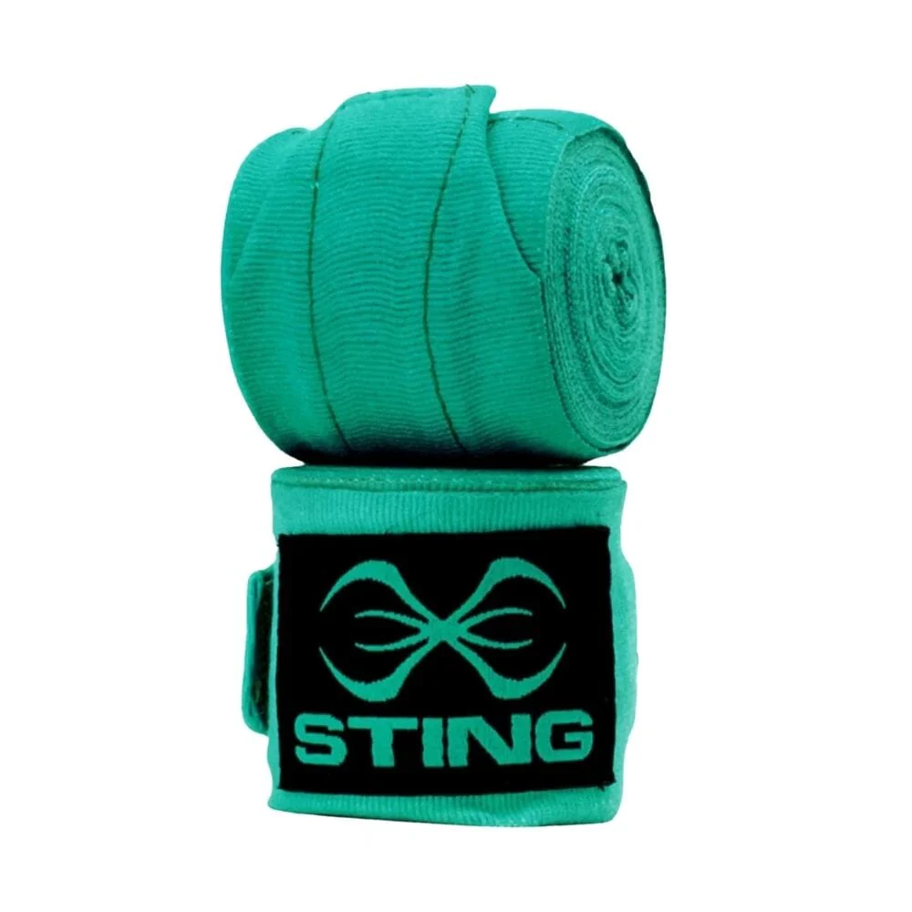 Sting Elasticised 4.5M Hand Wraps Green