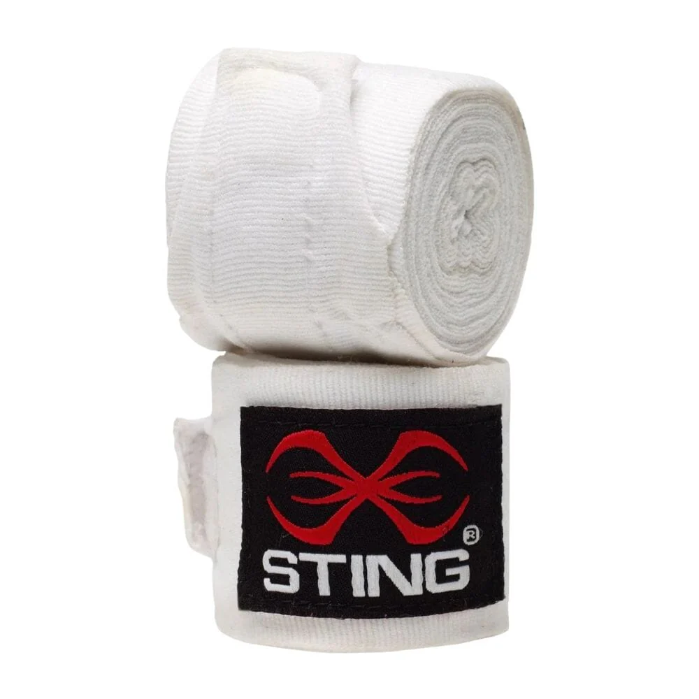 Sting Elasticised 4.5M Hand Wraps White