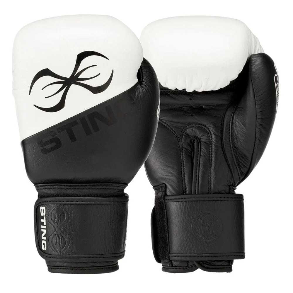 Sting Orion Boxing Gloves Black/White