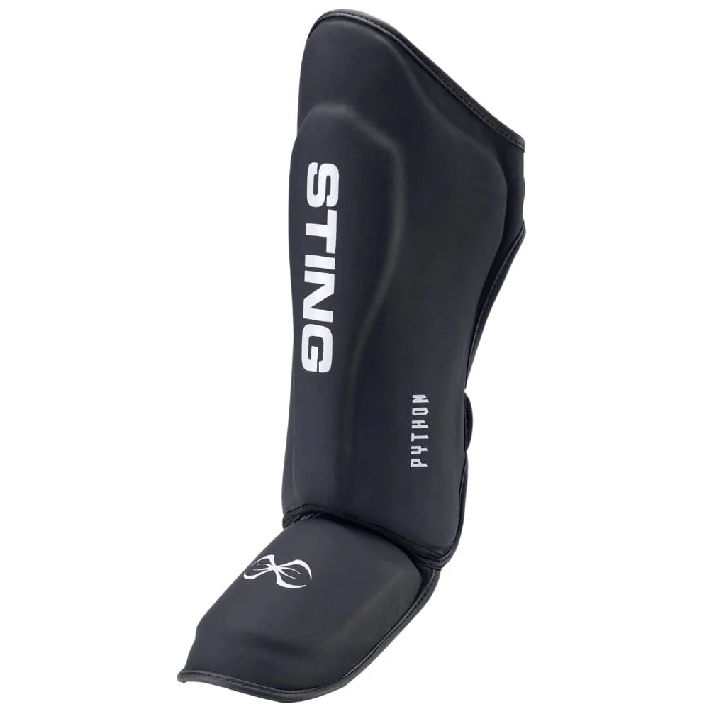 Sting Python MMA Shin and Foot Protector Black/White - Image 7