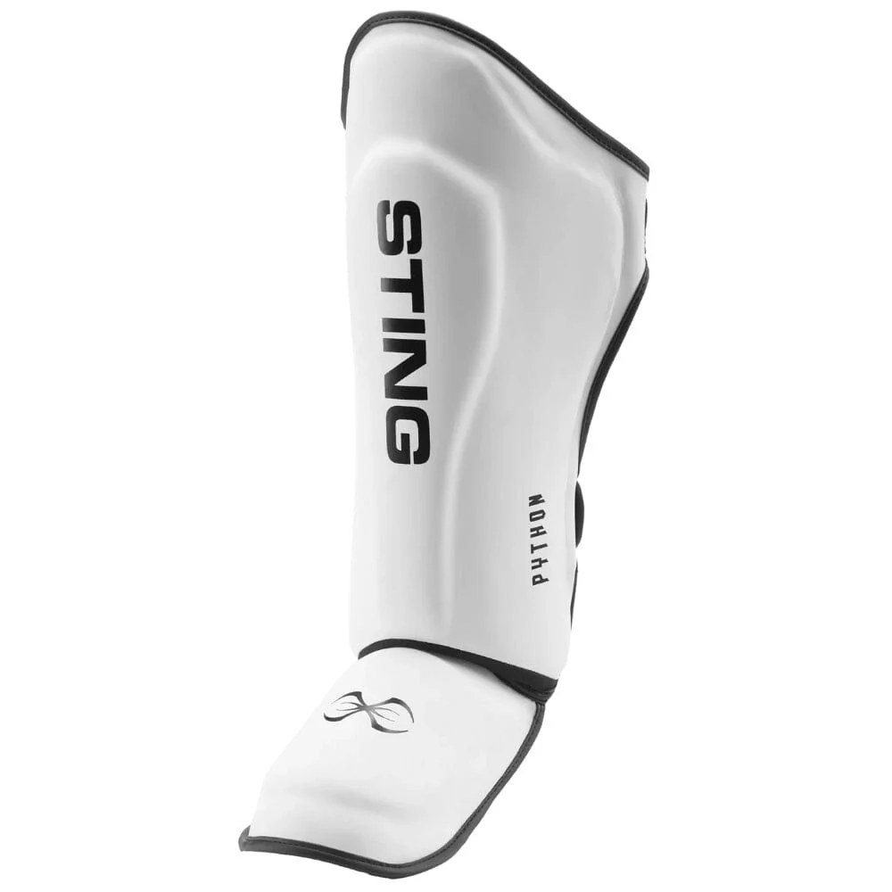Sting Python MMA Shin and Foot Protector White/Black - Image 6