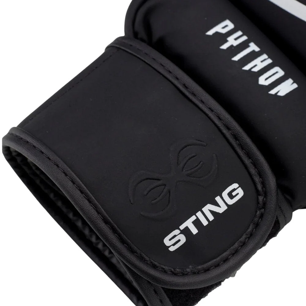 Sting Python MMA Sparring Gloves Black/White - Image 5