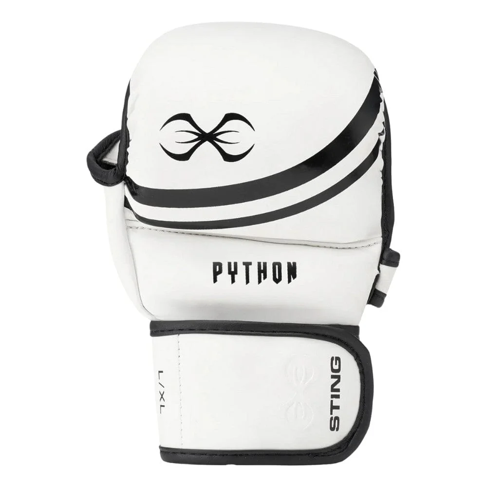 Sting Python MMA Sparring Gloves White/Black - Image 3