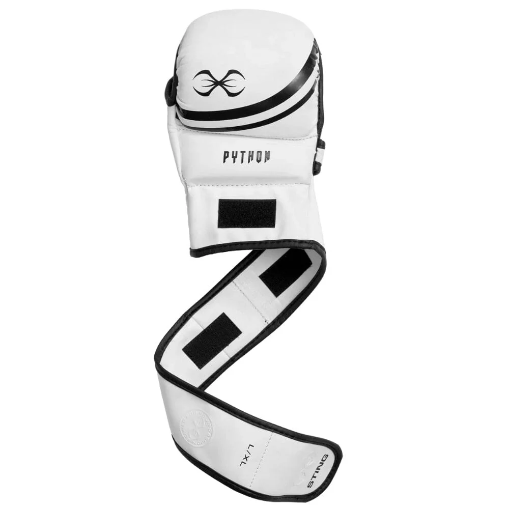 Sting Python MMA Sparring Gloves White/Black - Image 7